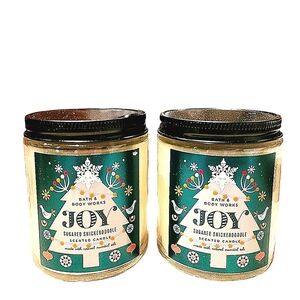 JOY SUGARED SNICKERDOODLE SINGLE WICK CANDLES by Bath & Body Works